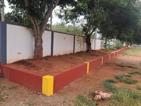 Compound wall @ JIT-Davanagere, Karnataka